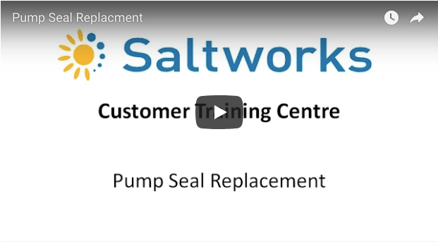 Saltworks泵密封件更换教程